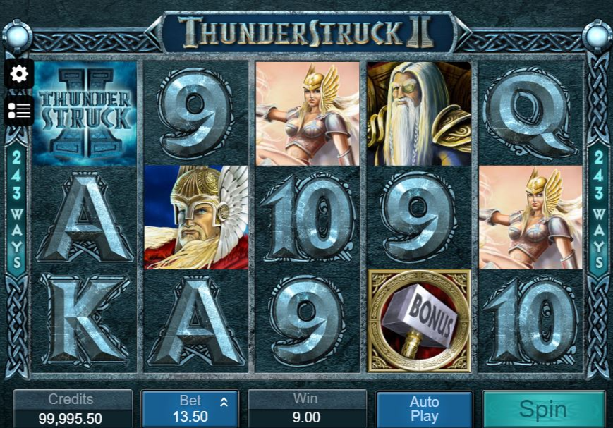 gameplay thunderstruck II