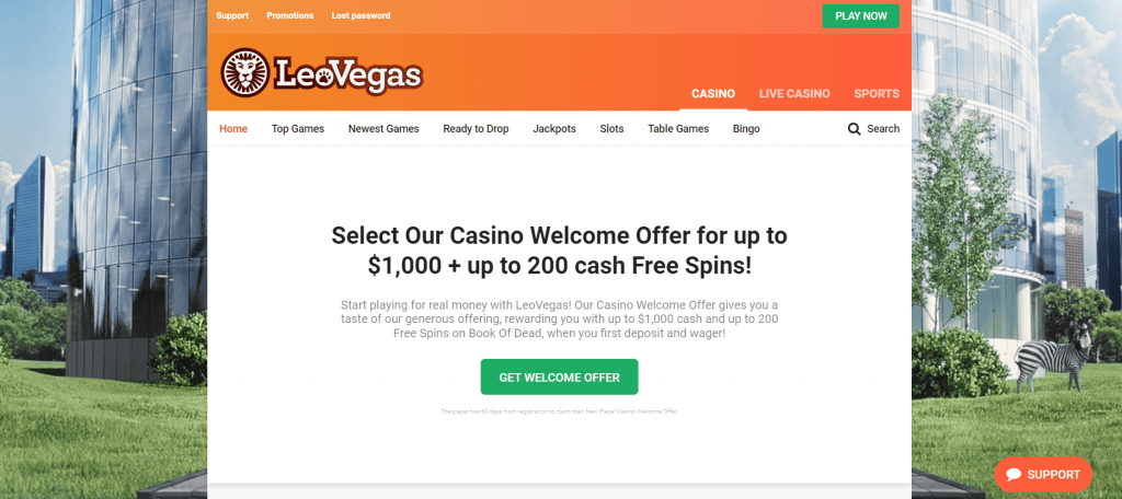 Leo Vegas Casino Canada