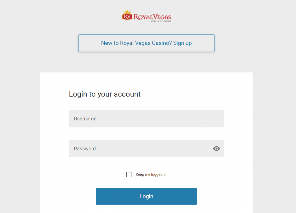 sign up Royal Vegas Casino Canada